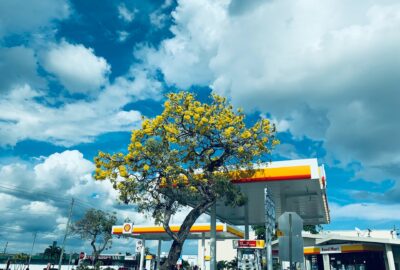 Tankstation i nærheden af dig